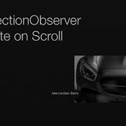 Animate On Scroll With Intersection Observer
