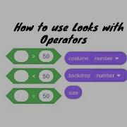 How To Use Looks And Operators In Scratch