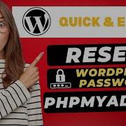How To Reset WordPress Password From PhpMyAdmin 2026 FAST Easy