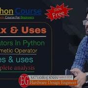 Day 06 Operators In Python Arithmetic Operator In Python Python For Beginners
