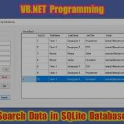 VB NET And SQLite How To Search Data In SQLite Database