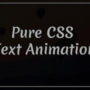 Awesome Text Animation Using Html And Css Html Css Animation