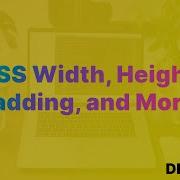 Learn HTML CSS CSS Width Height Padding Margin And Borders