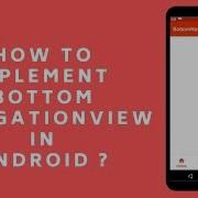 Android Material Design How To Implement BottomNavigationView In Android App