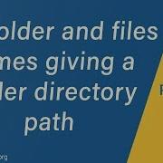How To List File Names And File Folder Path Python Tutorial