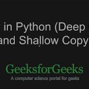 Python Programming Tutorial Copy In Python Deep Copy And Shallow Copy GeeksforGeeks