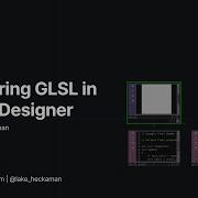 Mastering GLSL In TouchDesigner Lesson 2 Texture Sampling And Per Texel Calculations