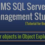 Using Filters In Object Explorer In MS SQL Server Management Studio Tutorial For Beginners