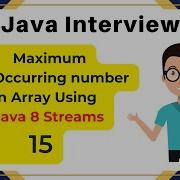 Maximum Occurring Number In Array Using Java 8 Streams