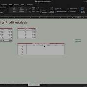 Two Variable Data Table Excel