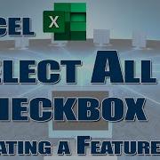 Microsoft Excel Select All Checkbox Creating A Missing Feature