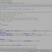 Лекция по SQL 5 Создание таблиц с ограничениями по контактам электронной почте и проверке дат