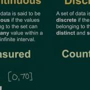 Continuous Vs Discrete Data