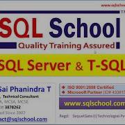 SQL Server T SQL Training MS SQL 2019 Version