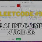 Leetcode 9 Palindrome Number In Javascript Code Fastest Solution