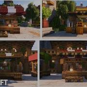Minecraft 5 Market Stall Ideas Market Stand Tutorial
