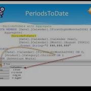 Microsoft MDX Periods To Date Function