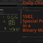 Leetcode Daily Challenge 1582 Special Positions In A Binary Matrix Python Dsa