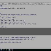 Huffman Data Compression Decompression In PYTHON