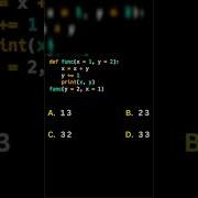 Can You Guess The Output Function X Y Quiz Shorts Coding Trending