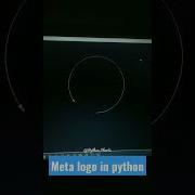 META Logo Drawing Using Python Turtle Python Shorts Learnonpy Facebook862