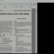Z80 Computer G80 S Update 3 41st Anniversary Of TinyBASIC