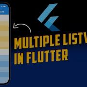 Multiple Listview In Flutter