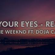 The Weeknd Ft Doja Cat In Your Eyes Remix 4K Lyrical Video