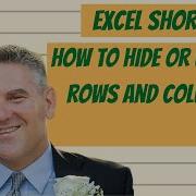 Excel Short How To Hide And Unhide Rows Or Columns