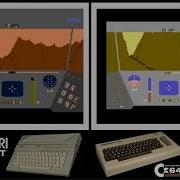 Atari 8 Bit Vs C64 RESCUE ON FRACTALUS Side By Side Comparison
