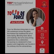 More Than A Meal Life Lessons From My Table Ms Ami Kothari TEDxHeritageGirlsSchool
