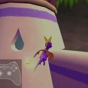 Spyro AHT Double Jump Skip Demonstration With Input Viewer