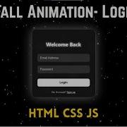 Snowfall Animation Login Page HTML CSS JavaScript Beautiful Winter Login Form