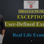 User Defined Exceptions In PLSQL Exceptions In SQL