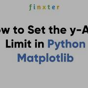 How To Set The Y Axis Limit In Python Matplotlib