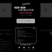 Animated NavBar Using Html And Css Html Css Js Navbar