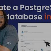 Create A PostgreSQL Database In 60s