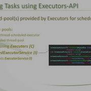 7 Important Interfaces And Classes For Scheduling Tasks Using Executors Executor Framework