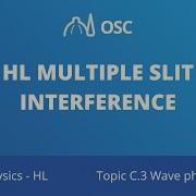 HL Multiple Slit Interference IB Physics HL