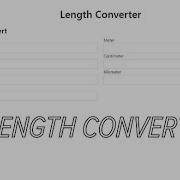 JavaScript Length Converter Tutorial Creating A Length Converter Step By Step