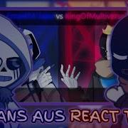 Sans Aus React To Error 404 Vs King Multiverse