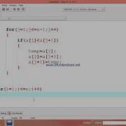 Sorting Using Bubble Sort