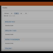 Standards Based Grading Gradebook Student View