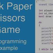 Rock Paper Scissors Game C Programming Example