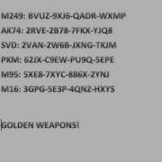 Bfh GOLDEN WEAPONS REDEEM CODES EXPIRED