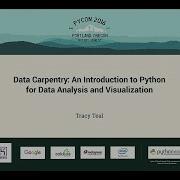 Tracy Teal Data Carpentry An Introduction To Python For Data Analysis And Visualization