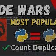 Counting Duplicates Codewars Popular Katas SOLVED 12