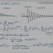 34 Discrete Time Fourier Transform Examples
