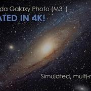 Andromeda Galaxy Photo M31 Animated In 4K