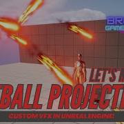 Create A Fireball Projectile VFX In Unreal Engine Using Niagara System Tutorial Custom Texture